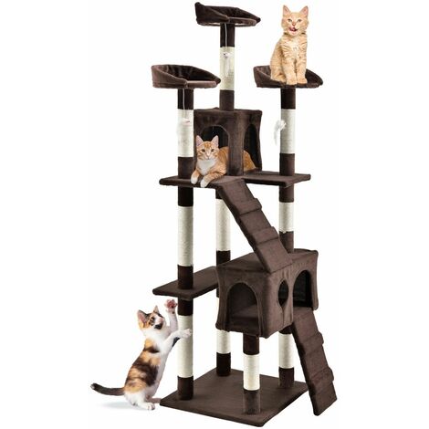 Sam´s Pet Kratzbaum Amy Katzen Baum beige braun dunkelgrau schwarz