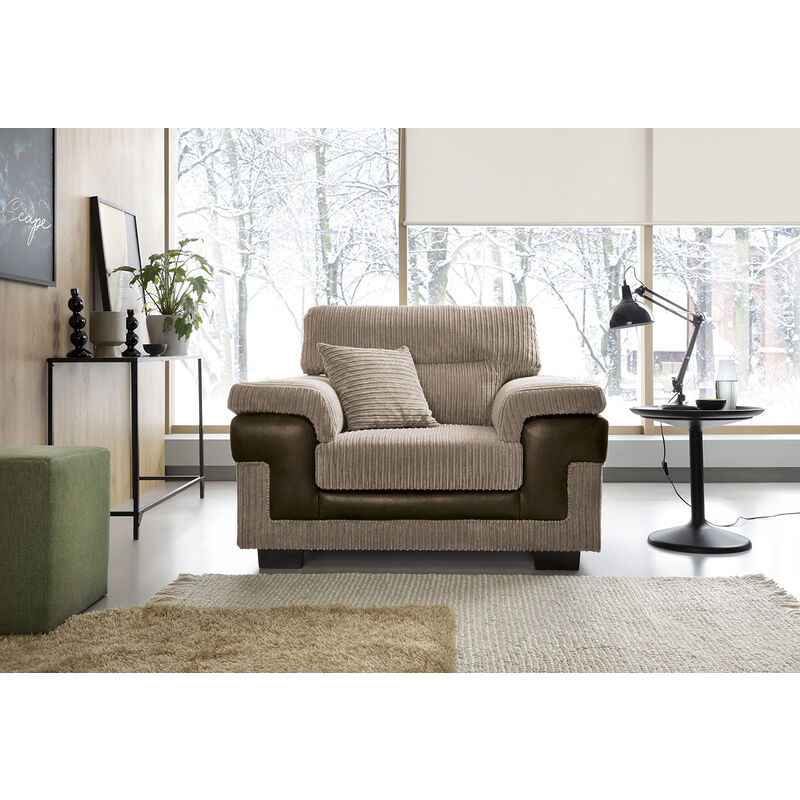Abakus Direct - Samson Armchair in Brown - color Brown