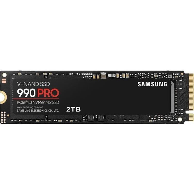 Disque ssd interne portable Samsung 990 Pro mz V9P2T0BW 2 To Noir - Noir