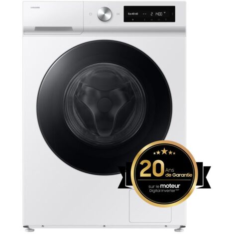 Samsung BESPOKE AI WW90DB7U34GWU3 Lavatrice Libera installazione Caricamento frontale 9 kg B Bianco