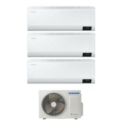 samsung cebu 7000+9000+12000 btu serie inverter trial split klimaanlage mit aj052txj3kg a+++ wi-fi 7+9+12 - new