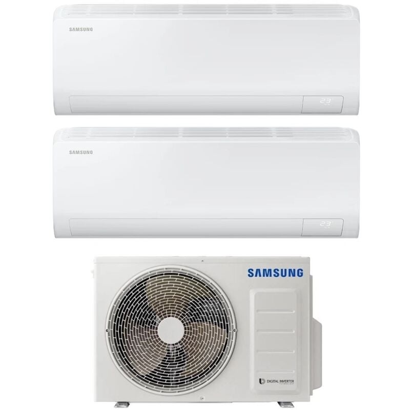 Samsung - cebu 7000+9000 btu Series Dual Split rèversible Climatiseur avec AJ040TXJ2KG/EU a++ Wi-Fi 7+9 - new
