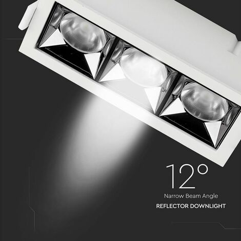 Samsung Chip LED Downlight 12W (34W) UGR19 12° 5700K CRI90