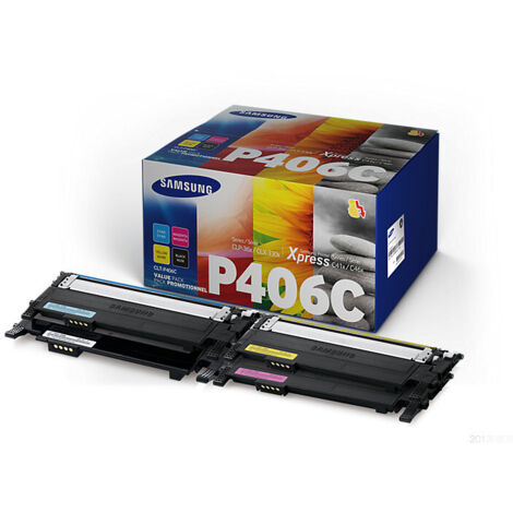 Samsung CLT-P406C cartuccia toner 4 pz Originale Nero, Blu, Magenta, Giallo