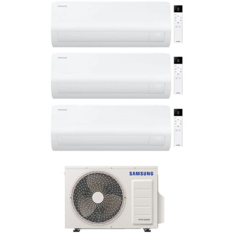 SAMSUNG Condizionatore Cebu S2 trialsplit 9000+12000+12000 btu inverter wifi codice prod: AR50F09(12)(12)C1AHNEU AJ080TX
