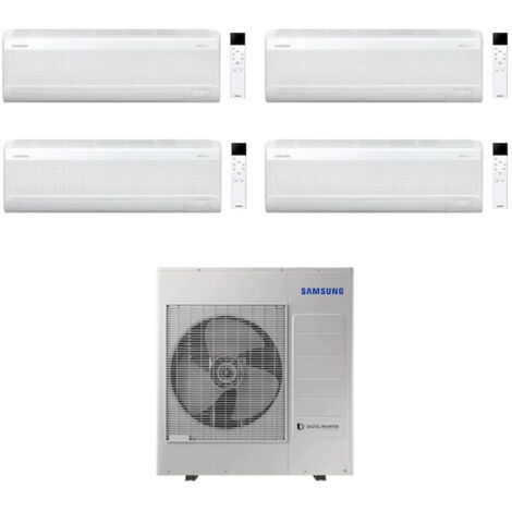SAMSUNG Condizionatore quadrisplit Windfree Avant S2 7000+7000+7000+7000 btu 10kw inverter wifi codice prod: AR70F07C1AWNEU(4) AJ100TXJ5KG/