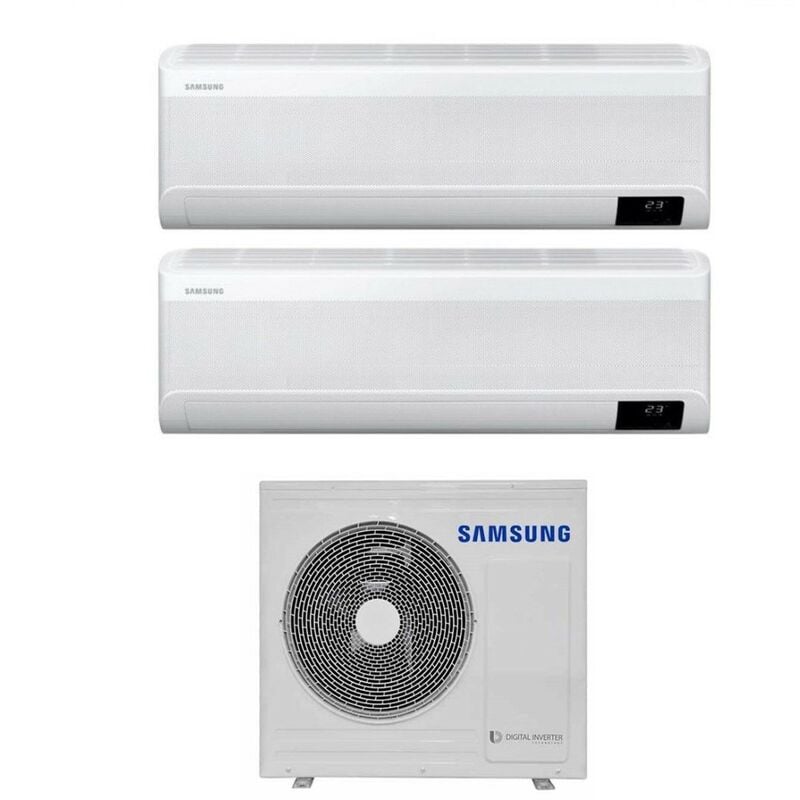 Samsung - Climatiseur réversible Tri-split cebu 12+12+12 btu series AJ068TXJ3KG/EU R-32 6.8kW (Refroidissement) + 8.0 kW (Chauffage) a++
