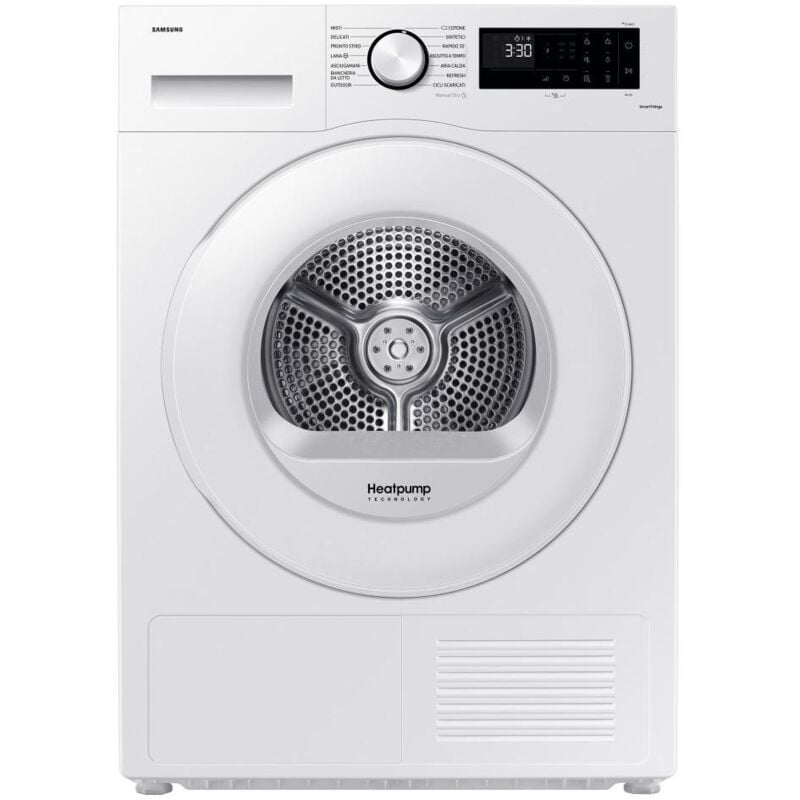 Image of DV90CGC0A0TEET Asciugatrice Crystal Ecodry 9 Kg Classe a++ Bianco - Samsung