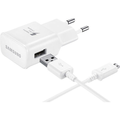 Samsung EP-TA200EWE USB Ladegerät 15 W 1x USB-A, 1x Micro-USB  Weiß  Schnellladegerät