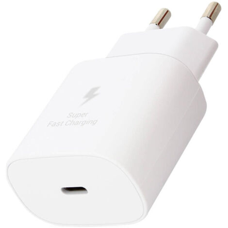 Samsung EP-TA800EWE USB Ladegerät 25 W 1x USB-C®  Weiß  ohne Kabel, Schnellladegerät