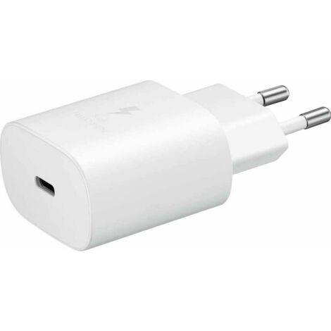 Samsung EP-TA800NWEGEU Caricabatterie Ricarica Rapida 25W USB-C Universale Bianco