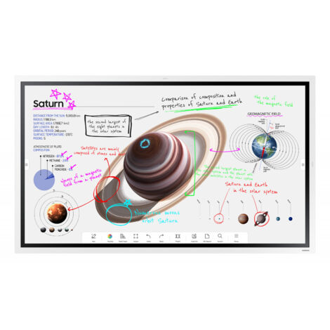 Samsung FlipPro WM65B Lavagna Interattiva 65 Pollici Touch Screen Grigio Bianco 4K