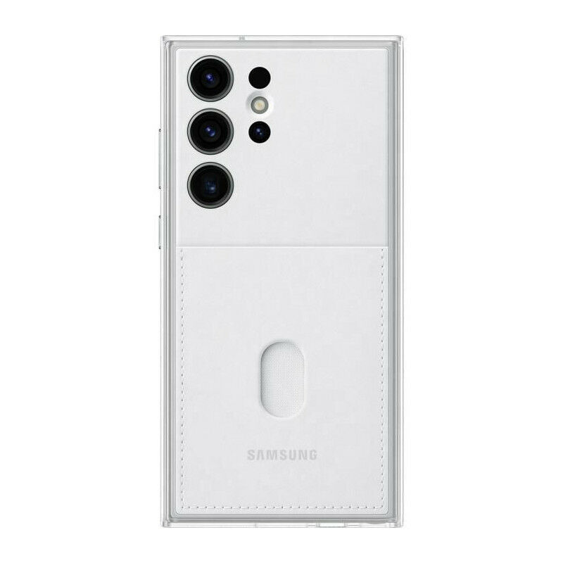 Samsung - Coque avec cadran renforcé pour Galaxy S23 Ultra 5G Blanc - Blanc
