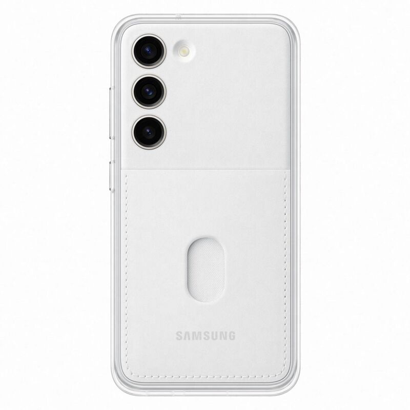 Samsung - Coque Galaxy S23 Frame Cover avec dos remplaçables, blanche