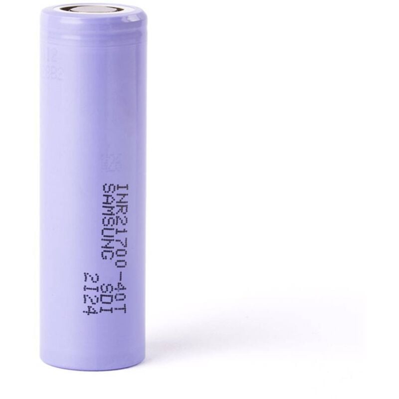 INR21700-40T Pile rechargeable spéciale 21700 flat-top Li-Ion 3.6 v 4000 mAh - Samsung