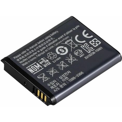Samsung Li-Ion, 740 mAh, 2.7 WH, Lithium Ion, 740 mAh, 3.7 V, Batterie rechargeable, 740 mAh, 3.7 V, Batterie rechargeable (740 mAh, 2.7 WH, 3.7 V, Noir)