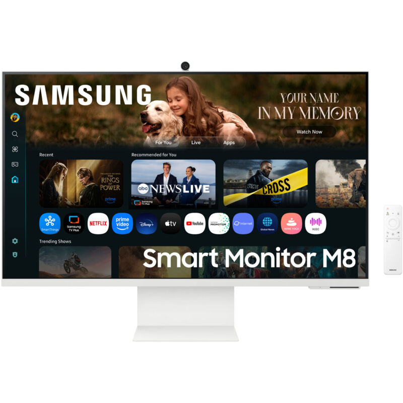 Samsung M8 M80F écran plat de PC 81,3 cm (32") 3840 x 2160 pixels 4K Ultra HD LCD Blanc