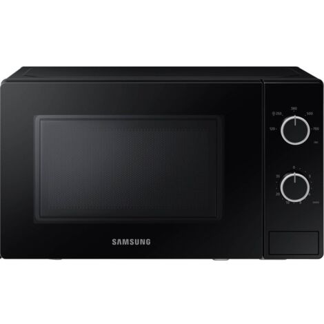 Samsung – Micro-ondes à poser 20L 700W – Commande mécanique – Dimensions 25.9 x 44 x 33.75 cm – Couleur noir