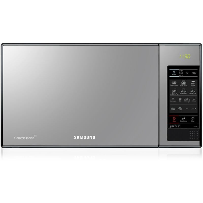 Image of Samsung - Microonde Ge83X Forno Microonde, 23 Litri, 800 w, Con Piatto Girevole, Nero, 48.9 x 35.4 x 27.5 cm 13 Kg