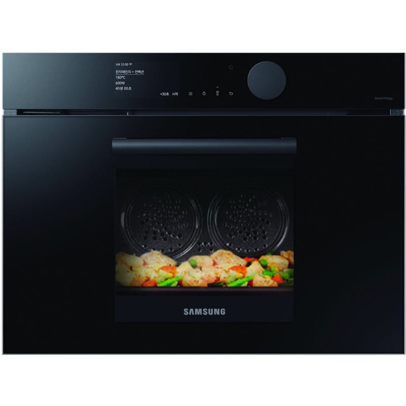 Image of Samsung - NQ50T8539BK Forno microonde da incasso Combinato Infinite Line 50L Vetro nero. Dimensione del forno: Media, Tipo di forno: Forno elettrico,