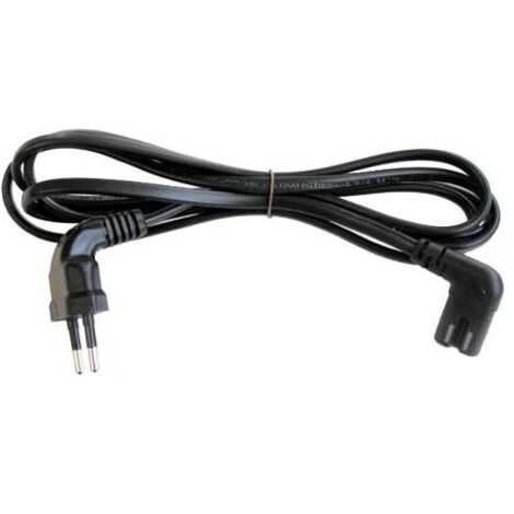 Samsung Netzkabel, 2polig, gewinkelt, schwarz, 3903-000950 (Schwarz)