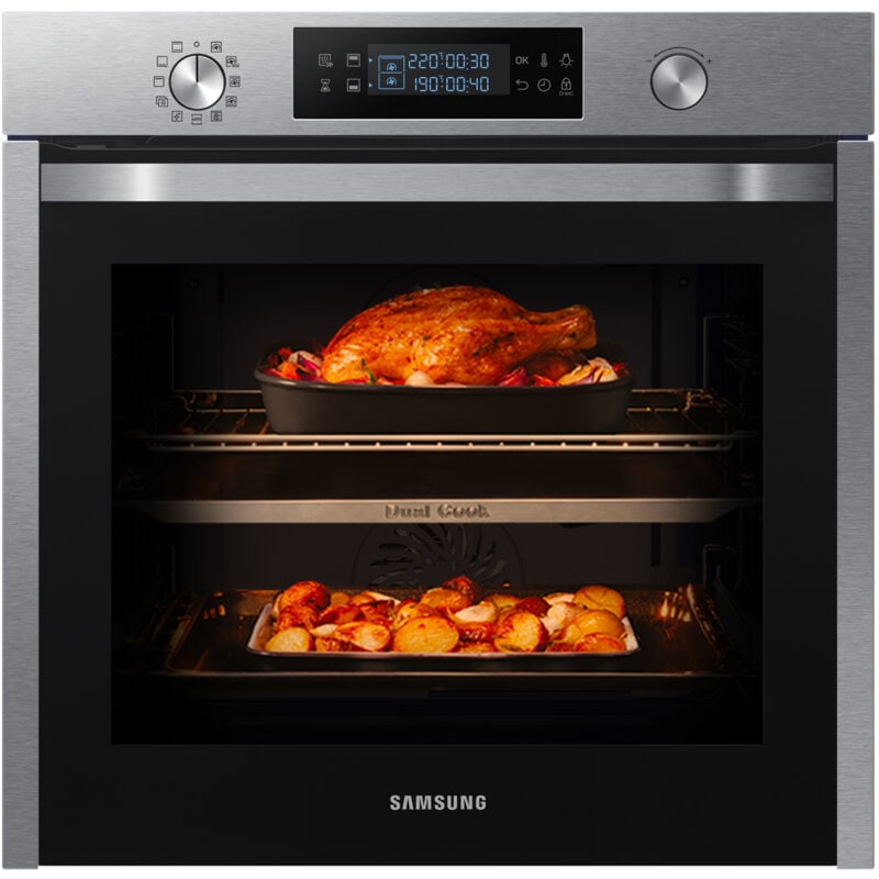 Samsung NV75K5541BS. Dimensione del forno: Media, Tipo di forno: Forno elettrico, Capacità interna forno totale: 75 L. Posizionamento