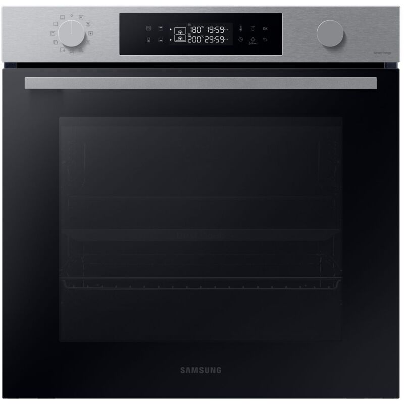 Image of Samsung - NV7B44403BS Forno ad incasso Dual Cook Serie 4 76 l a+ Inox. Dimensione del forno: Largo, Tipo di forno: Forno elettrico, Capacità interna