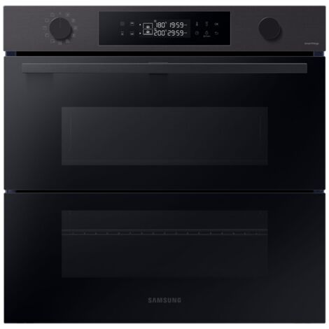 Samsung NV7B4540VBB Forno ad incasso Dual Cook Flex™ Serie 4 76 L A+ Black Inox. Dimensione del forno: Largo, Tipo di forno: Forno elettrico, Capacità interna forno totale: 76 L. P... - NV7B4540VBB/U5
