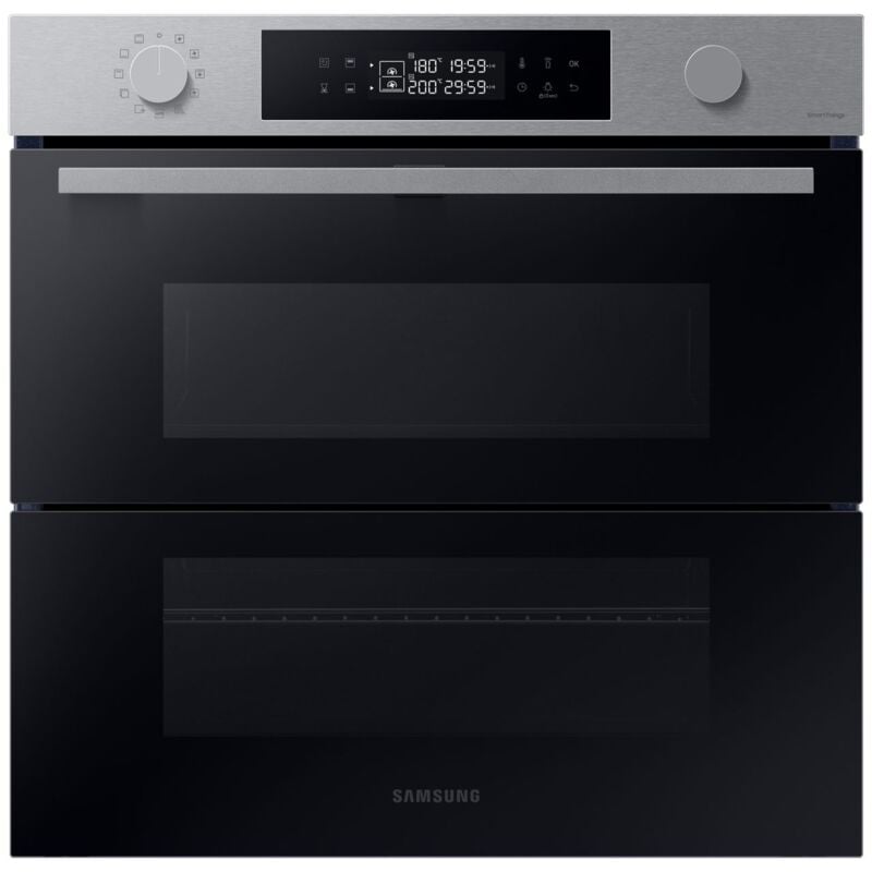 Image of Samsung - Forno Dual Cook Flex™ Serie 4 76L NV7B4540VBS. Dimensione del forno: Largo, Tipo di forno: Forno elettrico, Capacità interna forno totale: