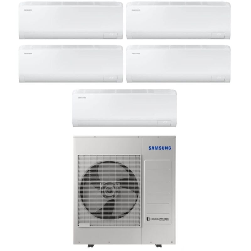 Samsung - Penta Split rèversible Air Conditioner cebu 7+7+7+7 Series with AJ100TXJ5KG R-32 Wi-Fi Integrated 7000+7000+7000 - New