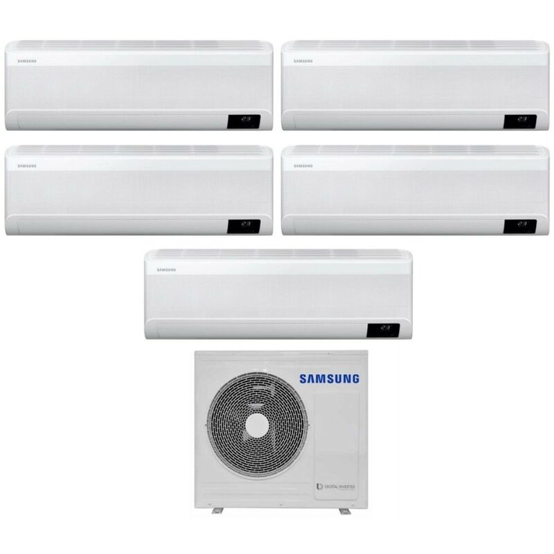 Penta split inverter air conditioner series windfree elite 9+9+12+12 with aj100txj5kg r-32 wi-fi integrated 9000+9000+12000+12000 - new - Samsung