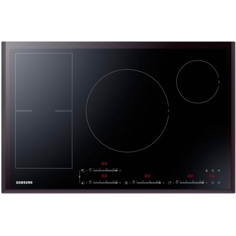 Samsung Piano Cottura NZ84F7NC6AB Induzione 4 Zone 80cm Nero Alta Efficienza