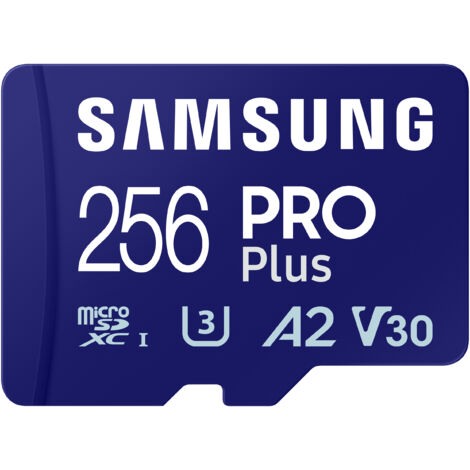 Samsung PRO Plus MB-MD256SA/EU mémoire flash 256 Go MicroSD UHS-I Classe 3