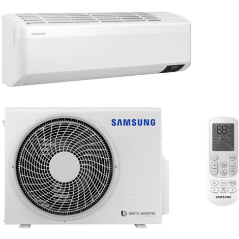 SAMSUNG R32 Wind-Free Avant WiFi Wandklimageräte-Set - 3,5kW - 120000 BTU - AR12TXEAAWKNEU/AR12TXEAAWKXEU