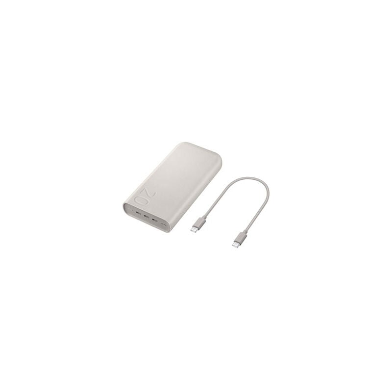 Batterie 20 000 mAh charge Ultra Rapide - Beige