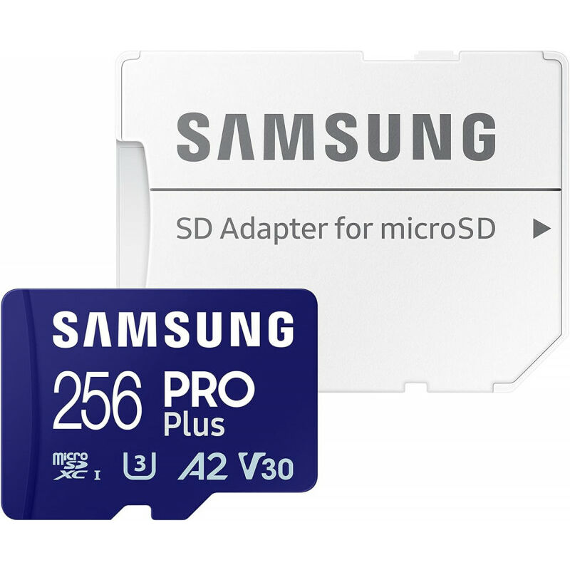 Samsung - pro Plus 256GB microSD uhs-i U3 MB-MD256SA/EU (MB-MD256SA/EU)