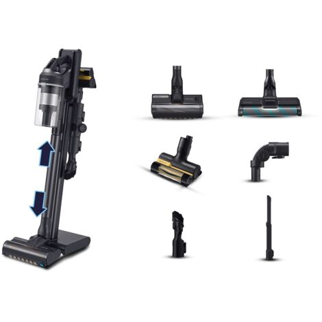 Samsung VS20C9554TK Stabstaubsauger Akku Trocken Zyklonal Beutellos 0,8 l 580 W Schwarz