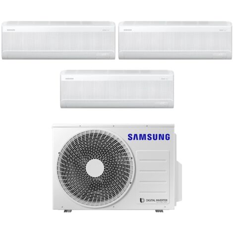 Samsung Windfree Elite Serie 7000+12000+12000 btu Inverter Trial Split-Klimaanlage mit AJ068TXJ3KG A++ Wi-Fi 7+12+12 R-32 - NEW