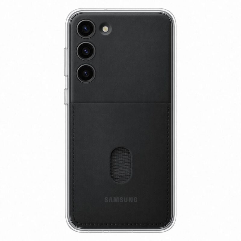 Image of Custodia Frame Cover per Samsung Galaxy S23+ con retro sostituibile, nera