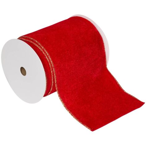 Samtband 12cmx5 m rot - Atmosphera créateur d'intérieur