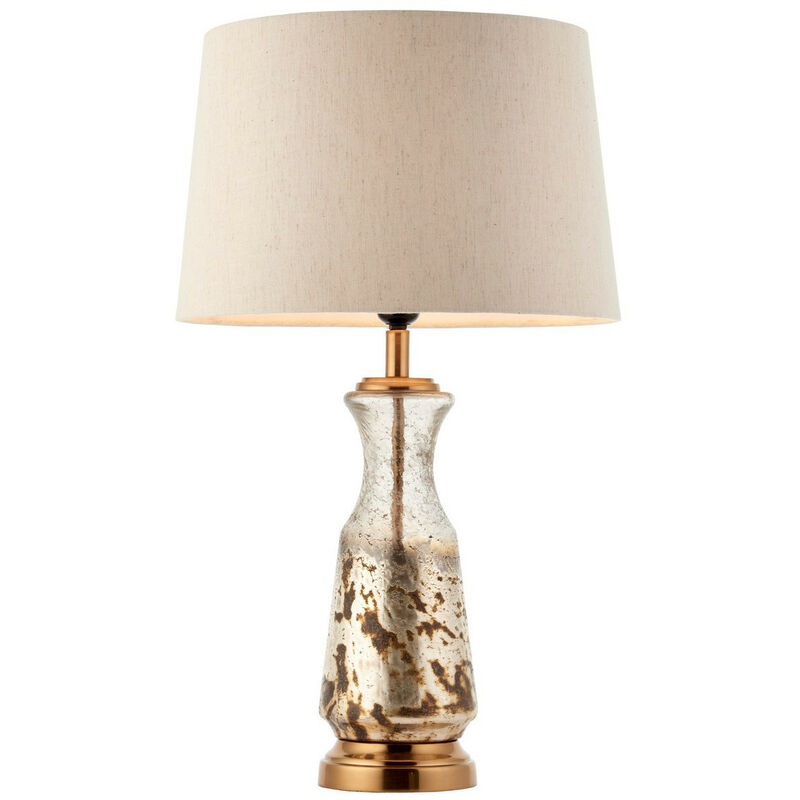 

Endon Samuel - 1 mesa de luz Light Vintage White & Hammered Volcano Ombre Foil, E27