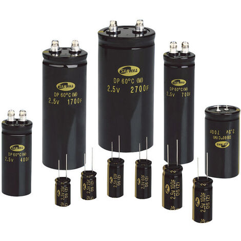 Samwha DB5U407M35060HA Green-Cap Kondensator 400 F 2.7 V/DC 20 % (Ø x L) 35 mm x 60 mm 1 St.