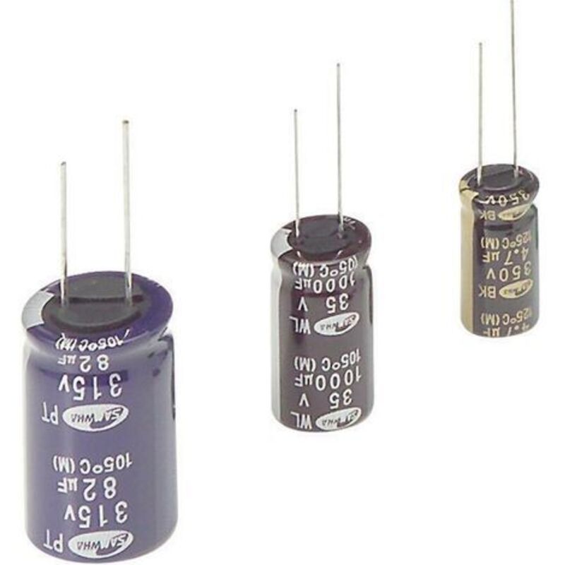 Samwha WB1E227M0811MPG Elektrolyt-Kondensator radial bedrahtet 5 mm 220 µF 25 V 20 % (Ø x L) 8 mm x 11.5 mm 1 St.