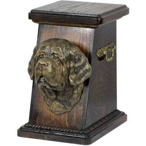 San Bernardo, perro santo Bernarda - urna para cenizas de perro, elegante urna con estatuilla, urna conmemorativa con busto de perro de Art-Dog