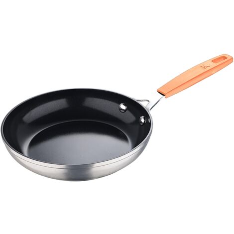 SAN IGNACIO Compact - Veten 16 cm - Alluminio forgiato - Fusione di Whitford interno in nero nero - Esterno nella finitura Matt - Elenco per induzione - Dettaglio in acciaio inossidabile