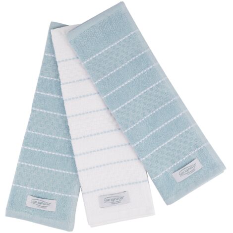 San IGNACIO Set de 3 paños de cocina MENORCA, 32x32 cm, 100% algodón 400GSM