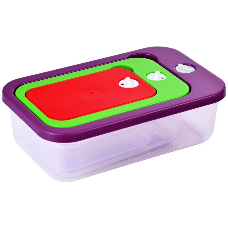 

San Ignacio - Set 3pc herméticos apilables plastico, colección Jolie