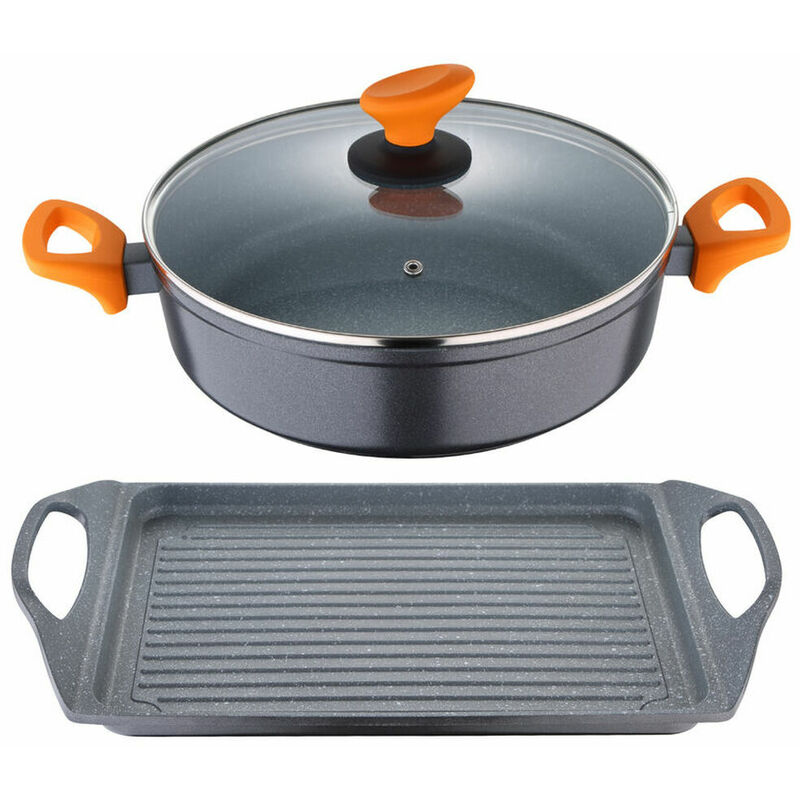 

San Ignacio Set de Sartenes San Ignacio Cookware Lava Aluminio (2 pcs)