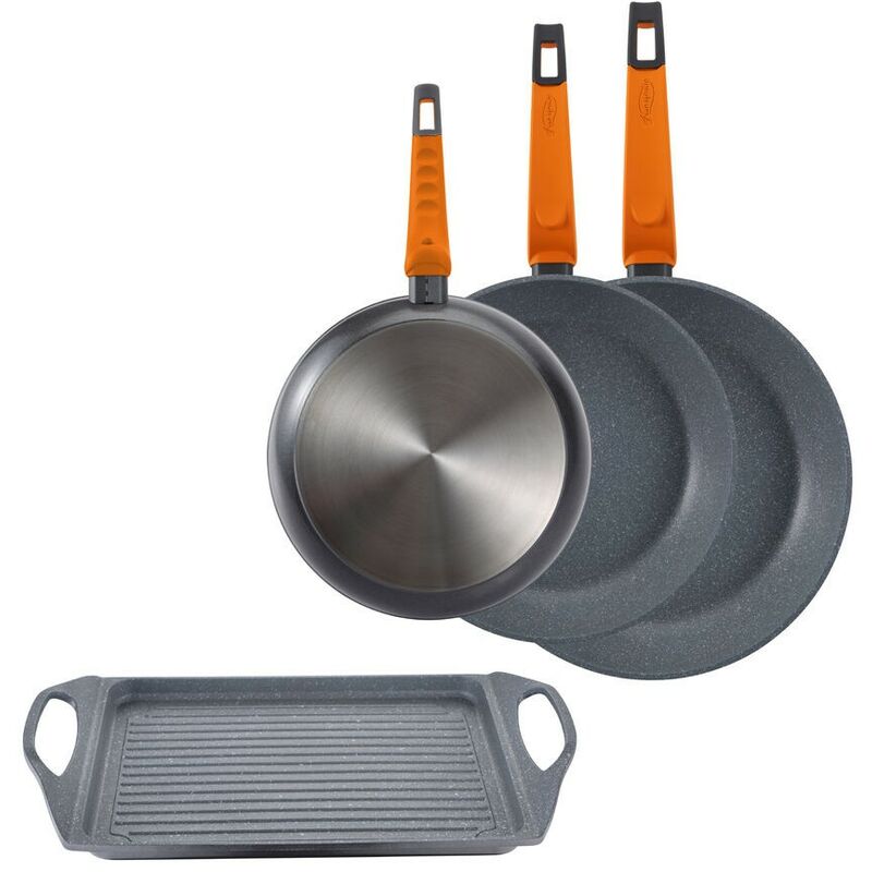 

San Ignacio Set de Sartenes San Ignacio cookware Lava Aluminio Aluminio Forjado (4 pcs)