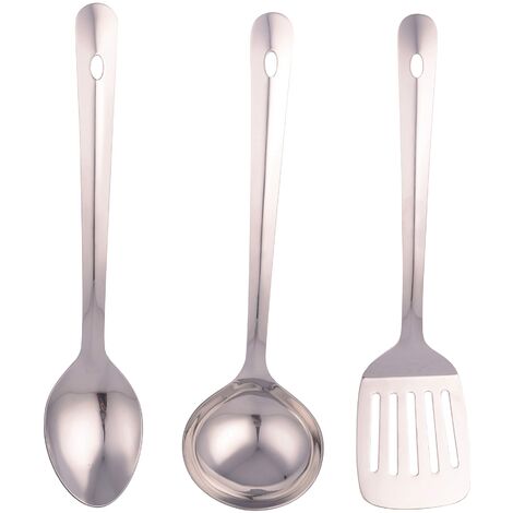 Set utensili cucina acciaio